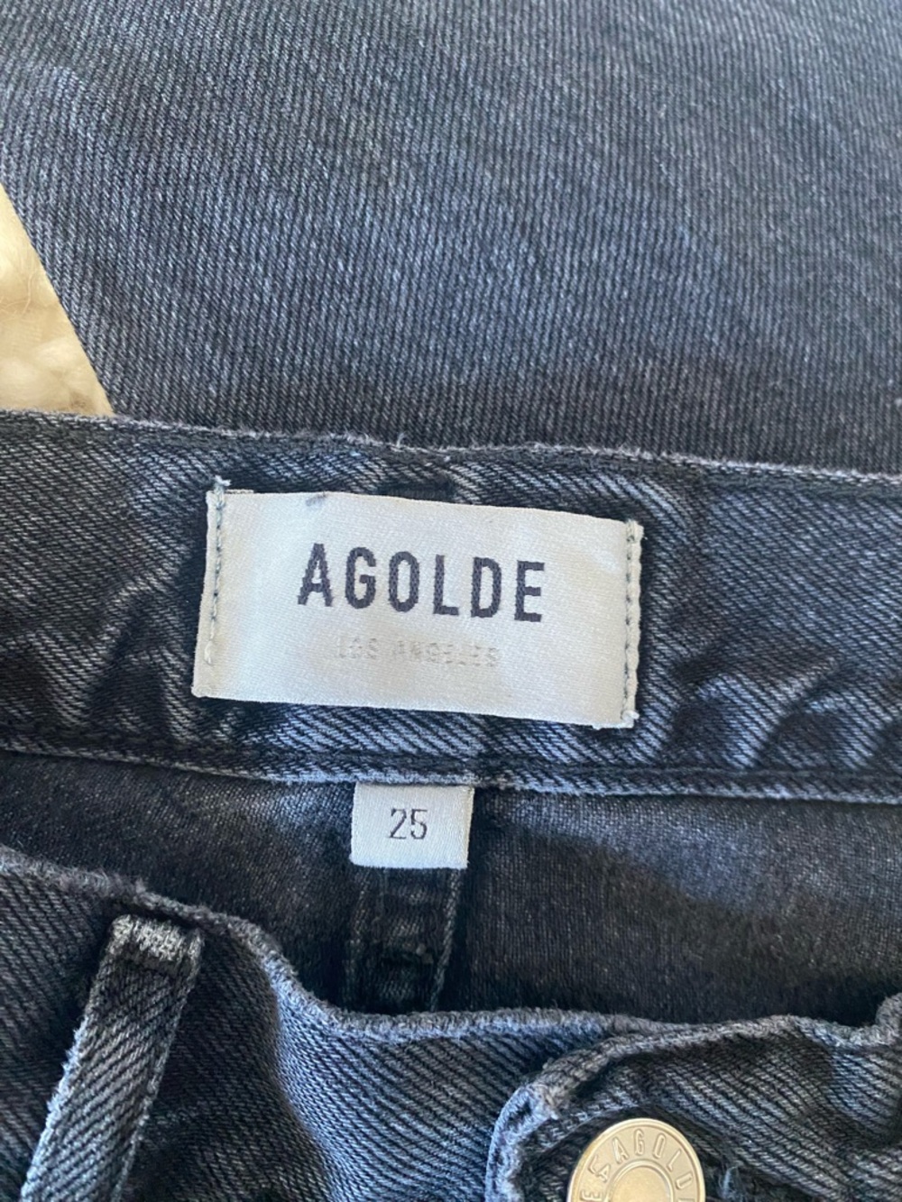 AGOLDE | Riley High Rise Straight Jean in Contraband - Picture 11 of 13